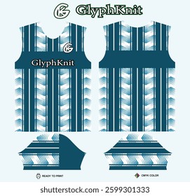 T-shirt sport jersey design template with abstract grunge halftone pattern background. Sport uniform in front view. Tshirt mock up for sport club. Vector Illustration