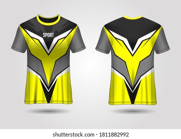 T-shirt Sport Jersey Template Design Vector