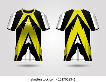 T-shirt Sport Jersey Template Design Vector