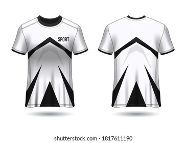 T-shirt Sport Jersey Template Design Vector