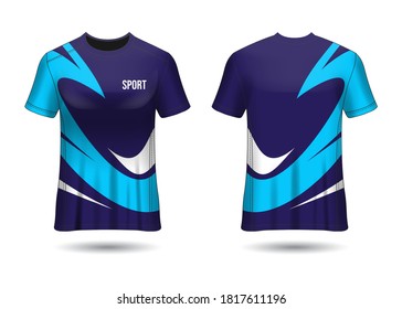 T-shirt Sport Jersey Template Design Vector