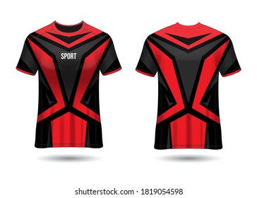 T-shirt Sport Jersey Template Design Vector