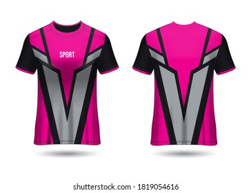 T-shirt Sport Jersey Template Design Vector
