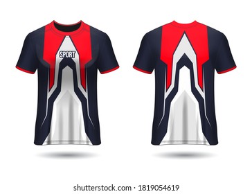 T-shirt Sport Jersey Template Design Vector