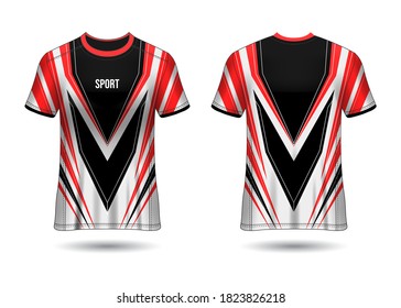 T-shirt Sport Jersey Template Design Vector