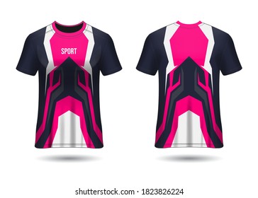 T-shirt Sport Jersey Template Design Vector