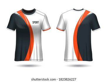 Tshirt Sport Jersey Template Design Vector Stock Vector (Royalty Free ...