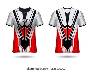 T-shirt Sport Jersey Template Design Vector