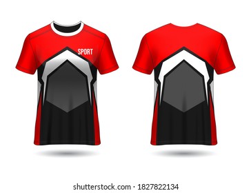 T-shirt Sport Jersey Template Design Vector