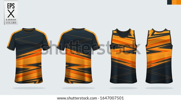 Download Tshirt Sport Mockup Template Design Soccer Stock Vector ...