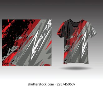 T-shirt sport vector design template, Soccer jersey mockup for football club. uniform front and back view. Clothing for Men adult. Can use for printing, branding logo team, squad, match event