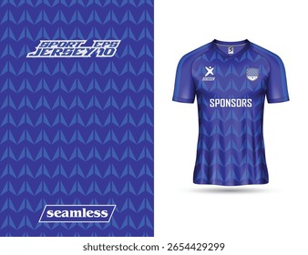 Tshirt sports abstract texture seamless background for soccer jersey, downhill, cycling, football, gaming.Eps 10