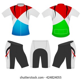T-shirt sports colors,cycling vest vector design on a white background