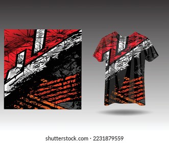 Tshirt sports design for racing, jersey, cycling, football, gaming