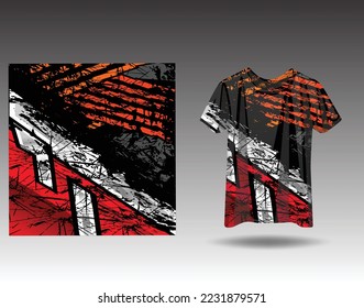 Tshirt sports design for racing, jersey, cycling, football, gaming