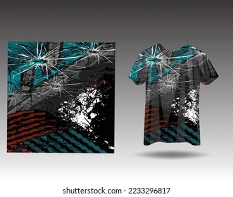Tshirt sports design for racing, jersey, cycling, football, gaming
