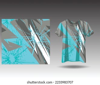 Tshirt sports design for racing, jersey, cycling, football, gaming