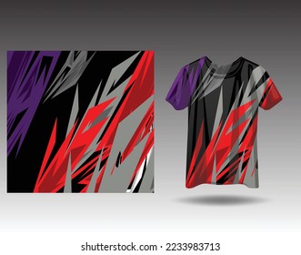 Tshirt sports design for racing, jersey, cycling, football, gaming