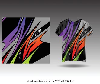 Tshirt sports design for racing, jersey, cycling, football, gaming