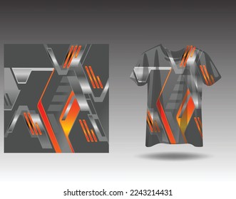 Tshirt sports design for racing, jersey, cycling, football, gaming