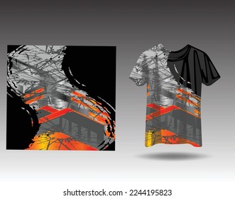 Tshirt sports design for racing, jersey, cycling, football, gaming