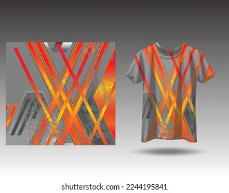 Tshirt sports design for racing, jersey, cycling, football, gaming