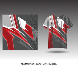 Tshirt sports design for racing, jersey, cycling, football, gaming