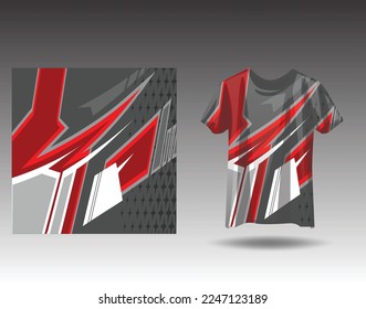Tshirt sports design for racing, jersey, cycling, football, gaming
