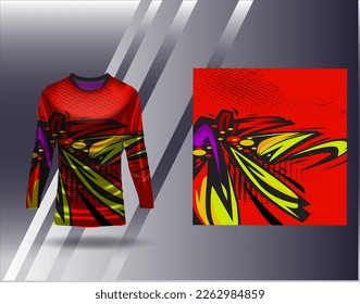 Tshirt sports design for racing, jersey, cycling, football, gaming