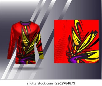 Tshirt sports design for racing, jersey, cycling, football, gaming