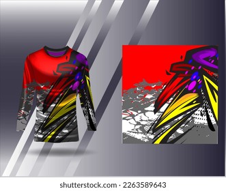 Tshirt sports design for racing, jersey, cycling, football, gaming