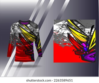 Tshirt sports design for racing, jersey, cycling, football, gaming