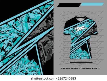 Tshirt sports design for racing jersey cycling football gaming Premium abstrac