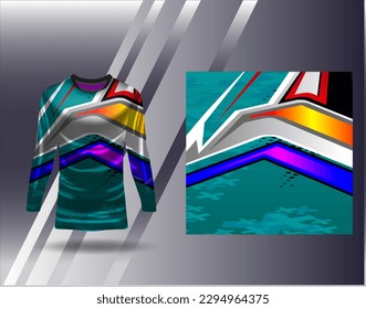 Tshirt sports design for racing  jersey  cycling  football  gaming  motocross