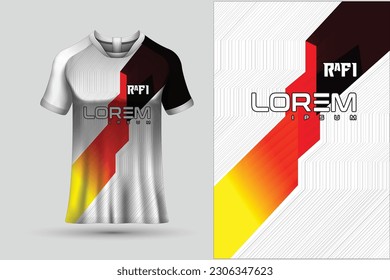 Tshirt sports design for racing, jersey, cycling, football, gaming