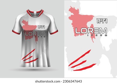 Tshirt sports design for racing, jersey, cycling, football, gaming