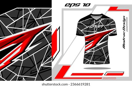 Tshirt sports design for racing jersey cycling football gaming Premium 3D  gray