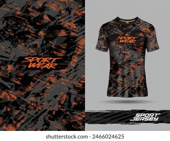 Tshirt sports grunge texture background for soccer jersey, downhill, cycling, football, gaming.