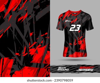 Tshirt sports texture background template for soccer jersey, motocross, cycling, football, gaming.