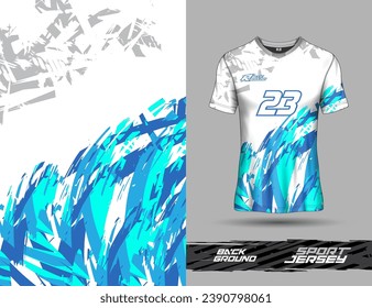 Tshirt sports texture background template for soccer jersey, motocross, cycling, football, gaming.