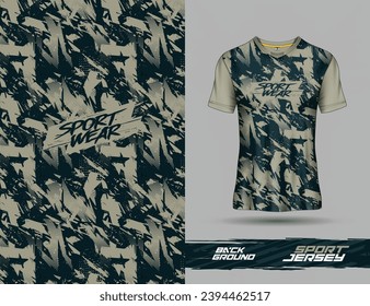 Tshirt sports texture background template for soccer jersey, motocross, cycling, football, gaming.