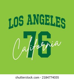 T-shirt stamp graphic, California Sport wear typography emblem Los Angeles vintage tee print, athletic apparel design shirt graphic print