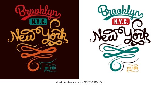 T-shirt stamp graphic set. Sport wear typography emblem