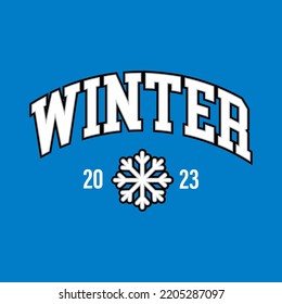 T-shirt stamp graphic, xmas wear typography emblem Winter vintage tee print, athletic apparel design shirt graphic print