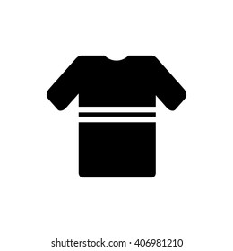  T-shirt with stripes icon