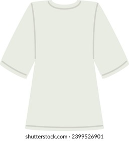 Ilustración de vectores de ropa de verano para camisetas