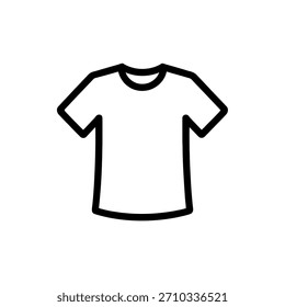 Símbolo de camiseta: Um ícone de vestuário simples e reconhecível, útil para vários projetos de design