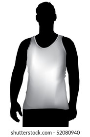 TShirt ,tank top,shirt front  with mesh