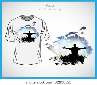 T-shirt template 