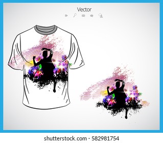 T-shirt template 